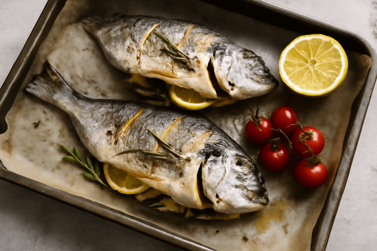 Dorada orkaitėje – elegantiškas žuvies patiekalas vakarienei