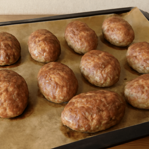 Kotletai orkaitėje – sultingi ir be papildomų riebalų