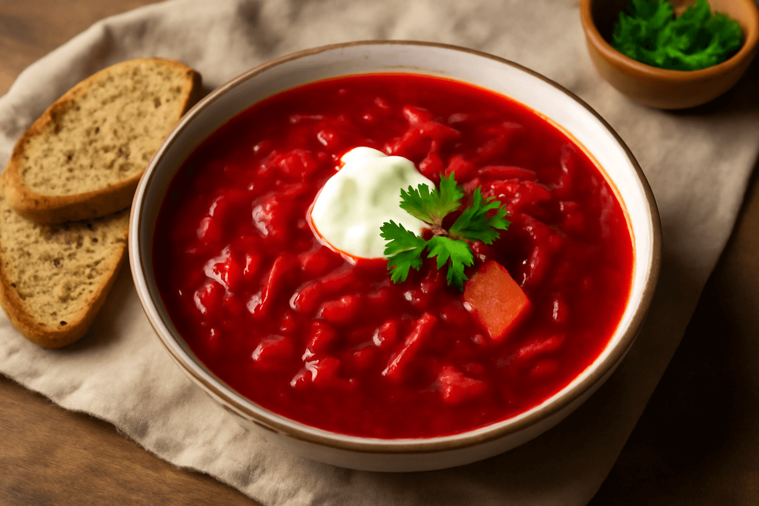 Tradicinė burokėlių sriuba – gardus pasirinkimas rudeniui