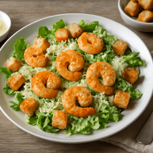 Cezario salotos su krevetėmis – gurmaniškas skonis namuose