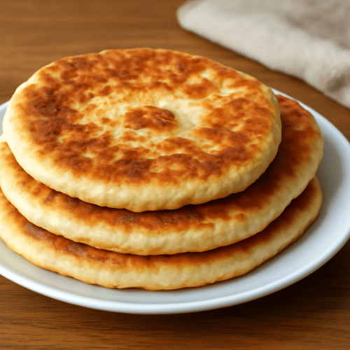 Chačapuri su kefyru – dar paprastesnė ir minkštesnė versija