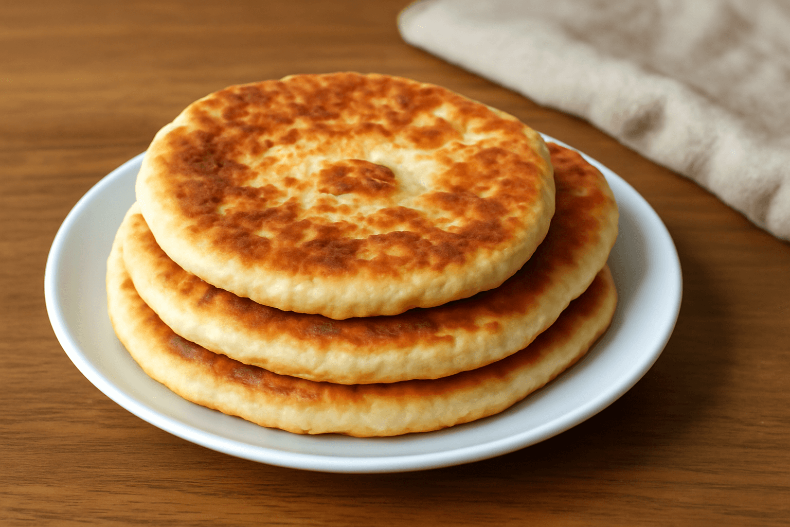 Chačapuri su kefyru – dar paprastesnė ir minkštesnė versija