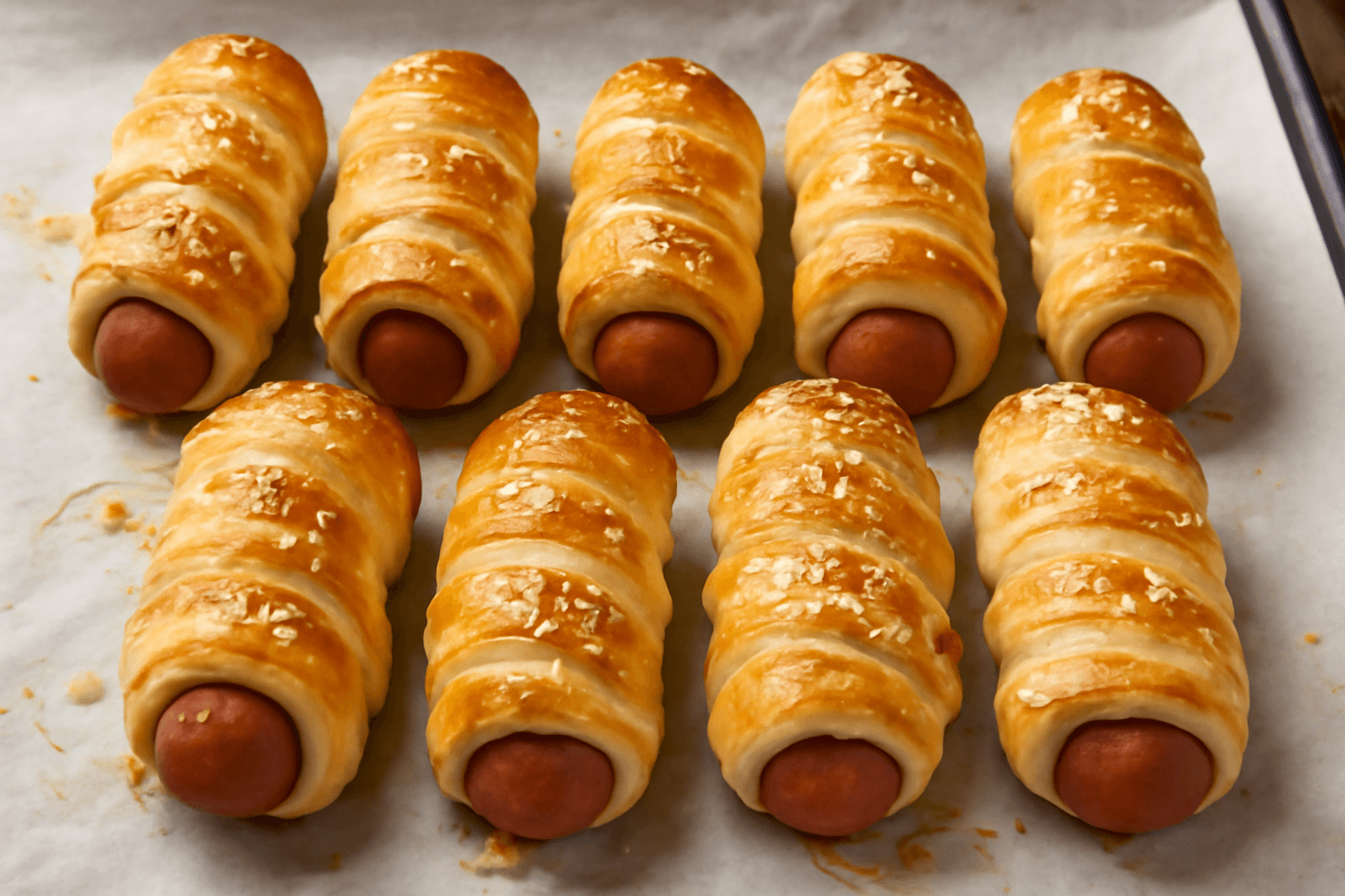 Dešrelės tešloje – traškus užkandis, mėgstamas ir vaikų, ir suaugusiųjų