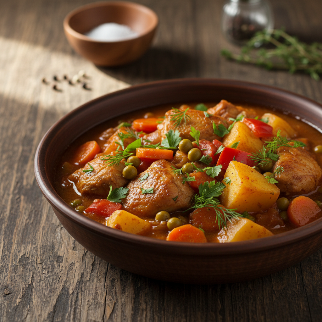 Gardus ir nesudėtingas troškinys su vištiena: receptas jau šiandienos vakarienei