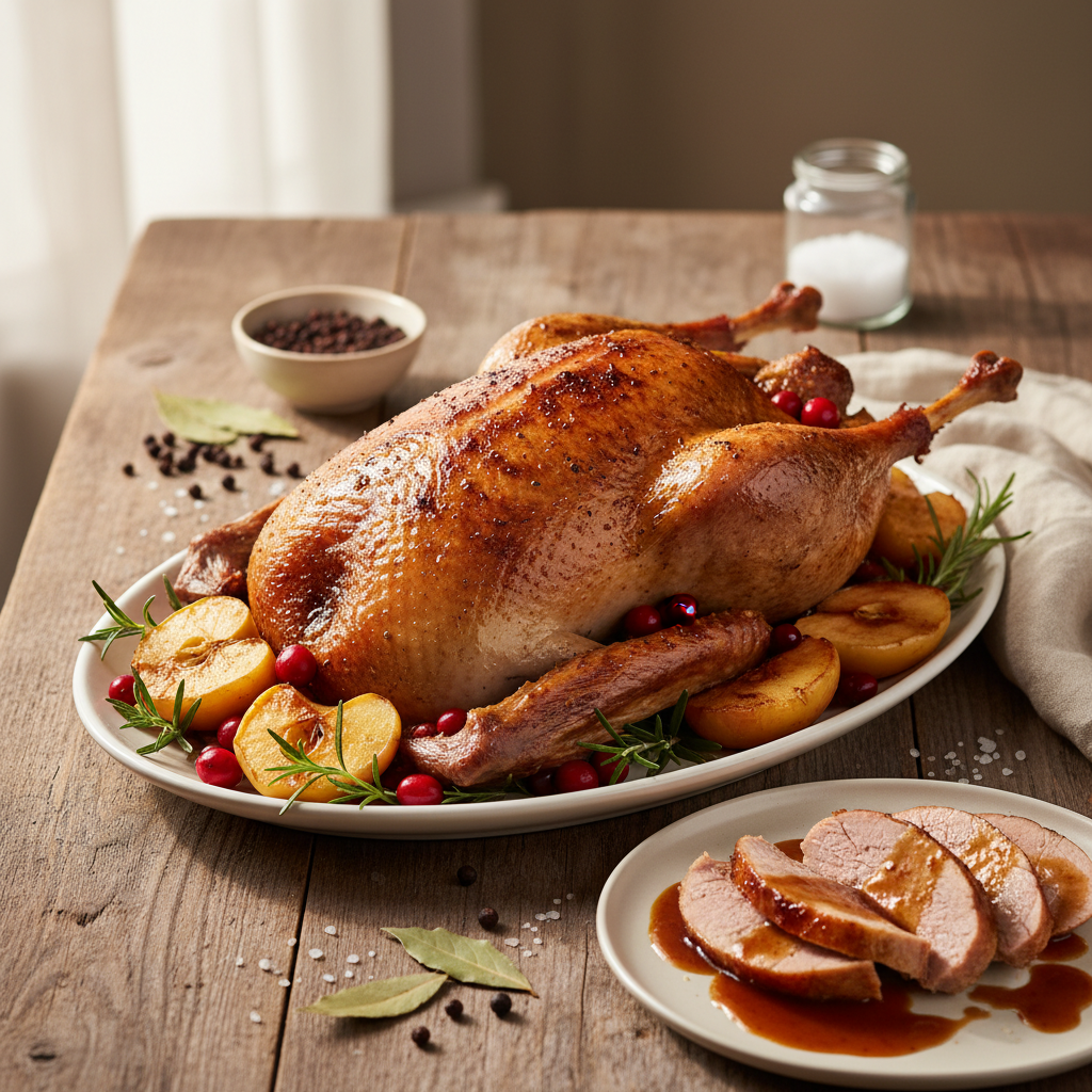 Lengvai paruošiamas marinuotos žąsies receptas: kaip išgauti tobulą skonį šventiniam stalui