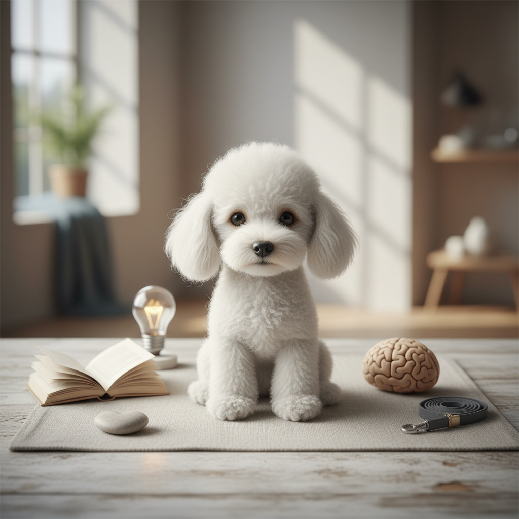 Mini pudelis – mažas šuo su dideliu charakteriu ir ištikimybe