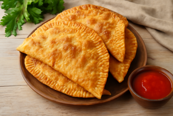 Naminiai čeburekai – traškūs ir sultingi kaip iš turgaus