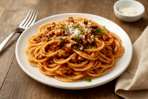 Spagečiai su faršu – klasikinis receptas darbo dienos vakarui