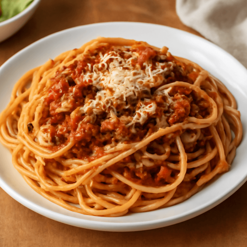 Spagečiai su faršu – klasikinis receptas darbo dienos vakarui