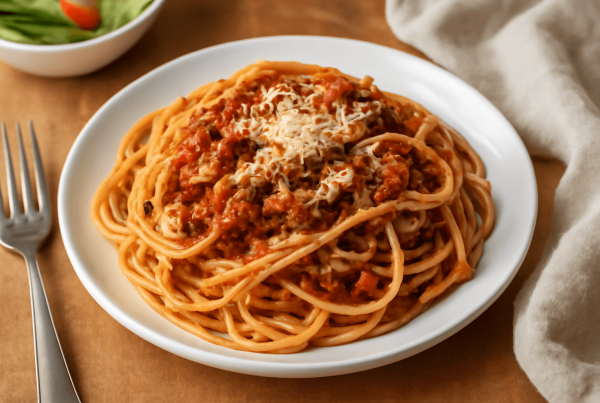 Spagečiai su faršu – klasikinis receptas darbo dienos vakarui