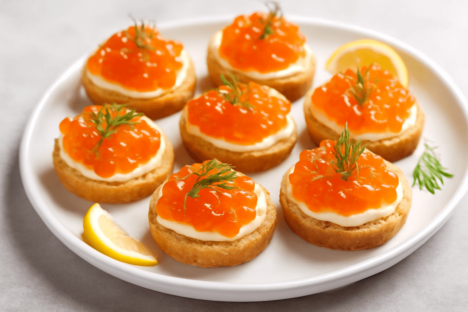 Vieno kąsnio sumuštiniai su ikrais – puošnus pasirinkimas šventėms