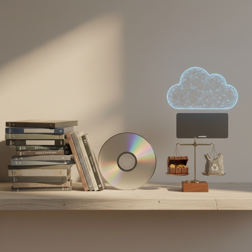 DVD diskai lentynose: šiukšlės ar vertingas turtas?