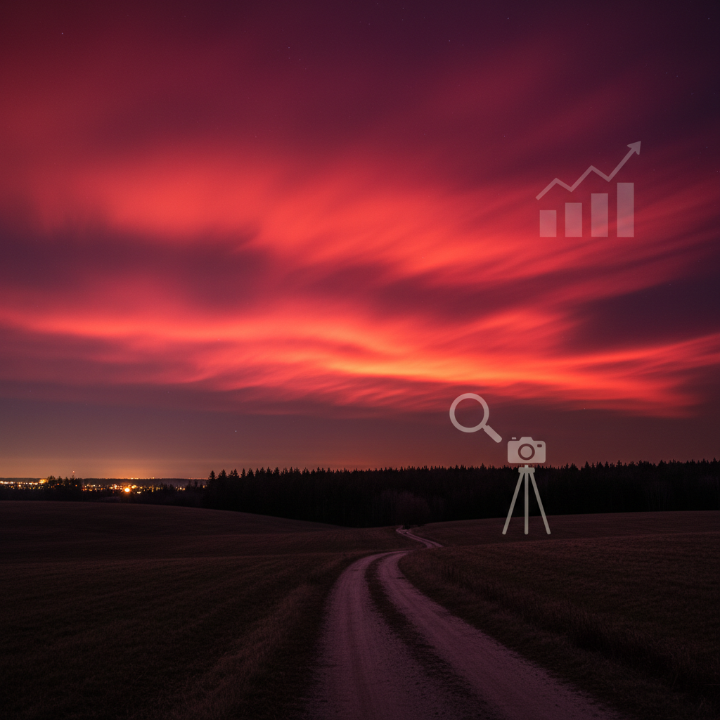 Lietuvą nušvietė raudonas dangus: užburiantys vaizdai