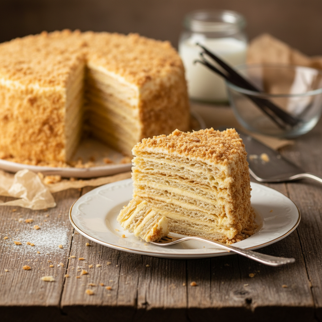 Tikrasis močiutės Napoleonas: receptas, kurio visi ieško