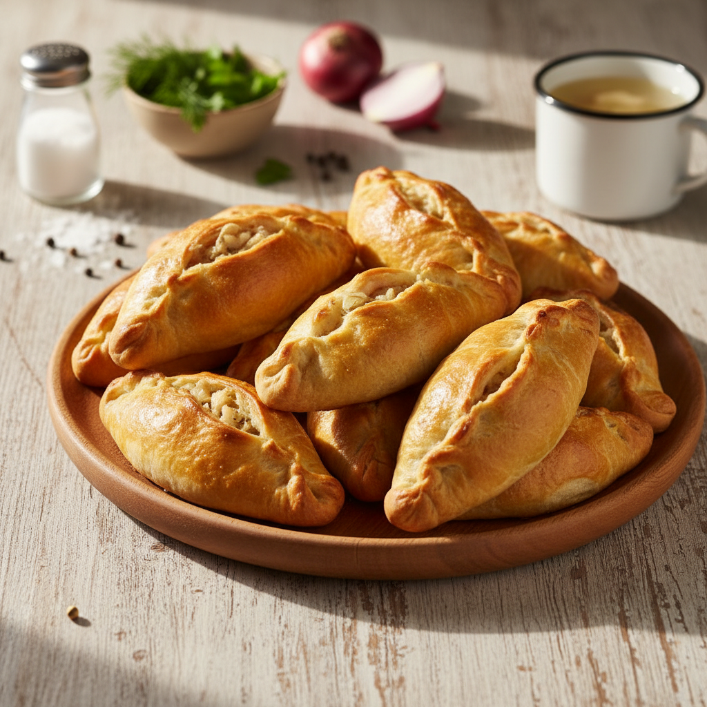 Tobuli naminiai kibinai su vištiena: sultingas receptas