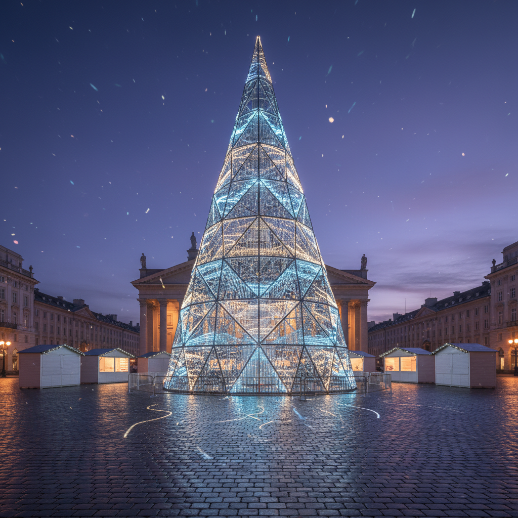 Vilniuje įžiebta pagrindinė šalies Kalėdų eglė