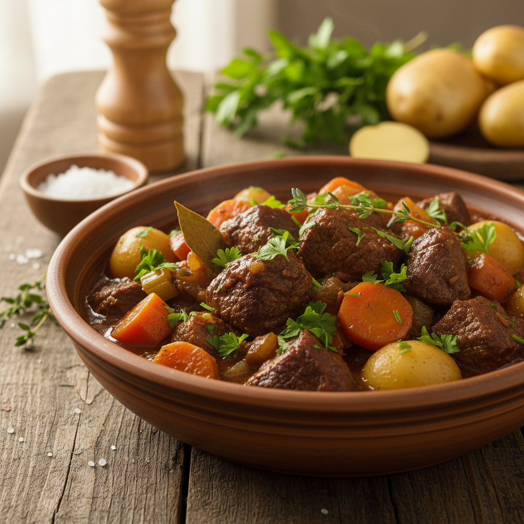 Burnoje tirpstantis jautienos troškinys: patikrintas receptas