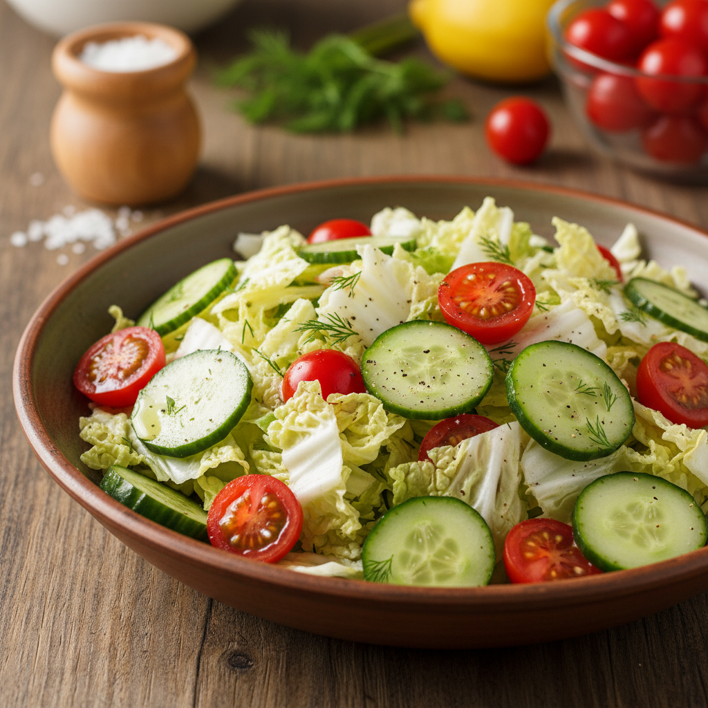 Gaivios Pekino kopūstų salotos: paruošite per kelias minutes