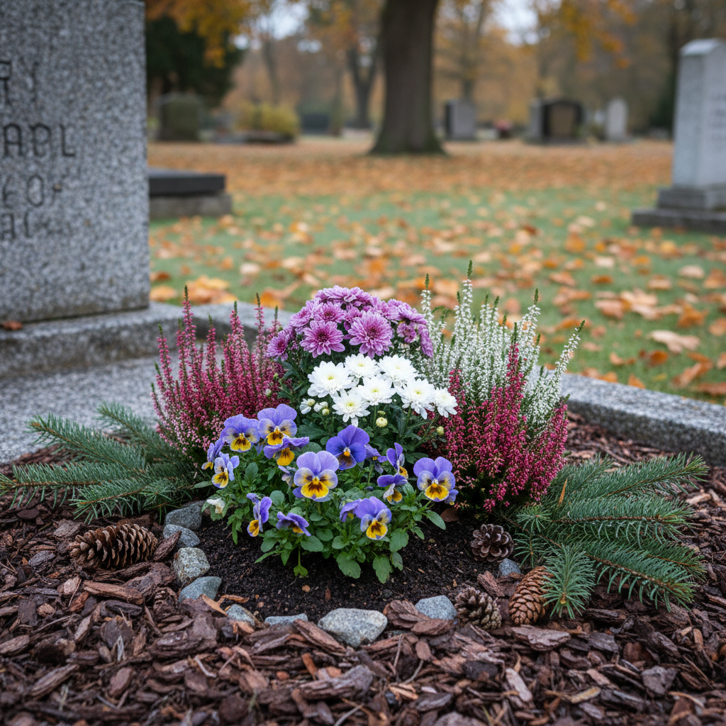 Ką sodinti ant kapų rudenį: gėlės, kurios nebijo šalnų