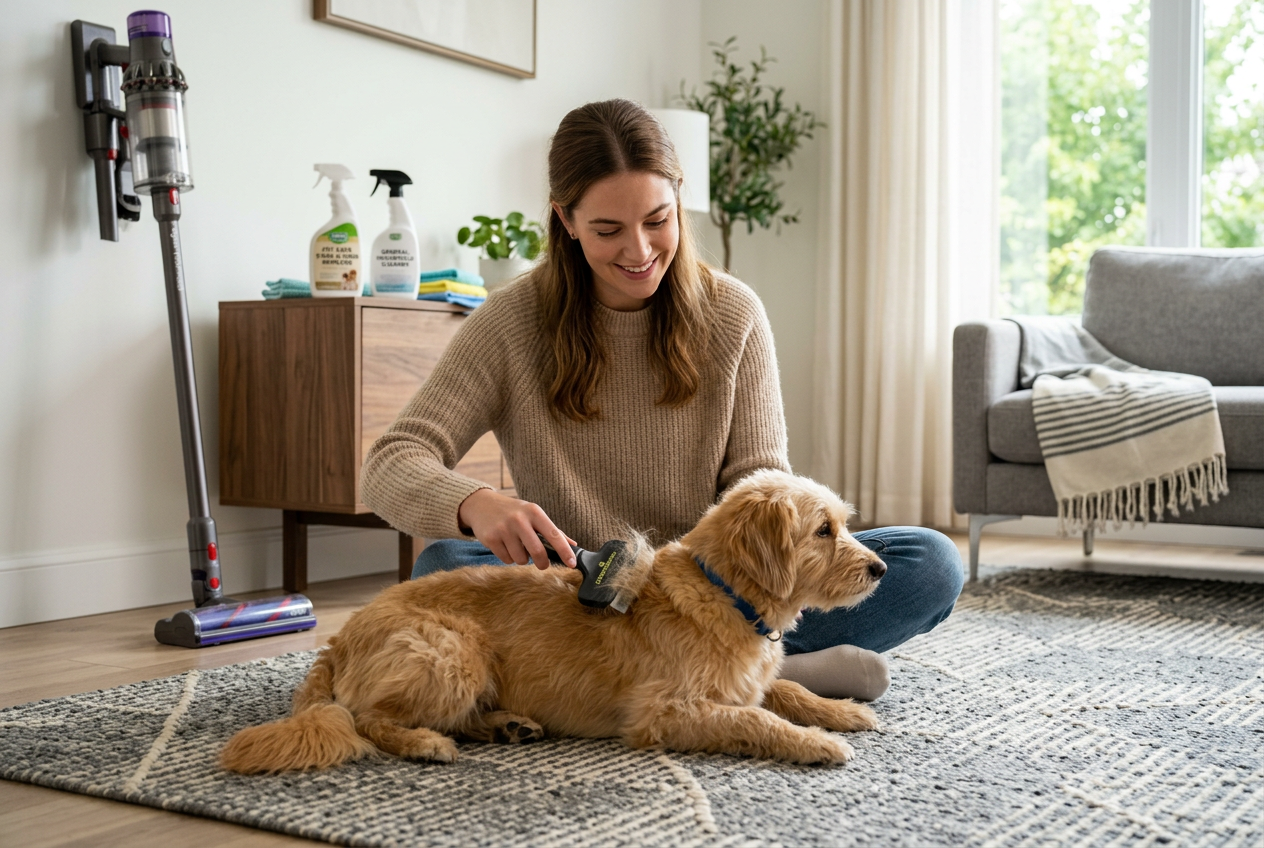 Kaip palaikyti namų švarą turint augintinių
