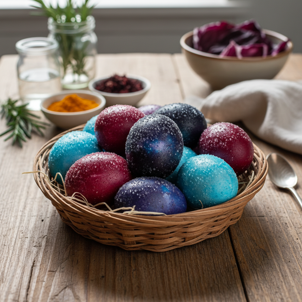 Kiaušinių dažymas vynu: spindintis rezultatas be pastangų