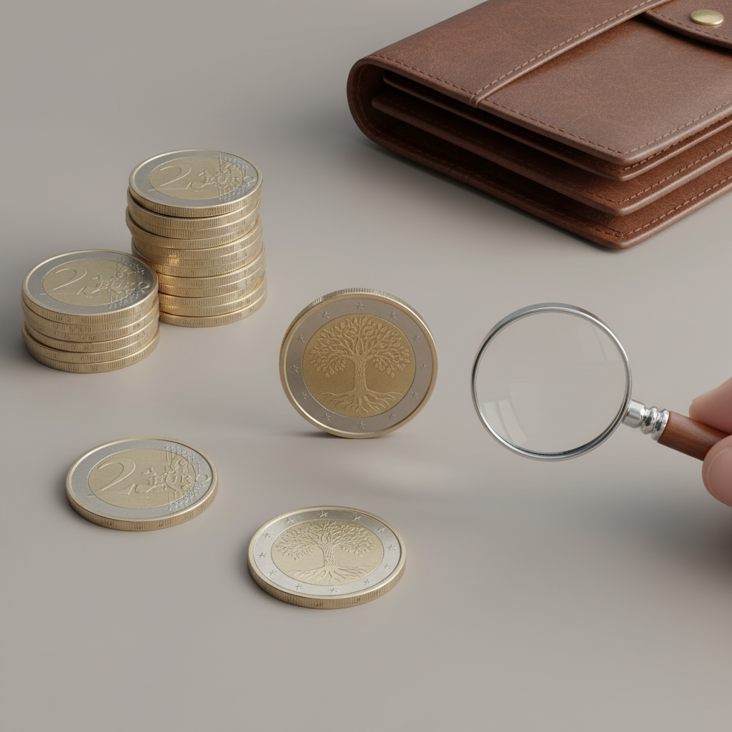 Retos 2 eurų monetos: kai kurios jų vertos tūkstančių