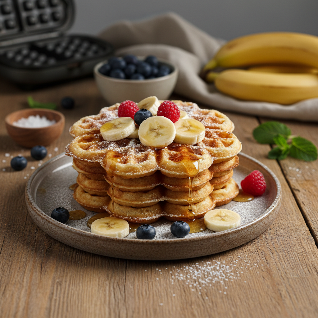 Tobuli čirviniai blynai su bananais: receptas visai šeimai