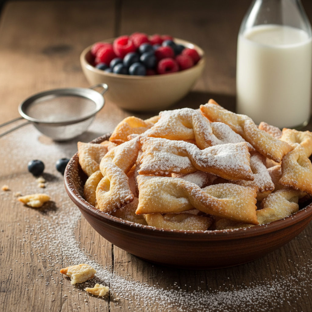 Žagarėliai su kefyru ir varške: tirpstantys burnoje