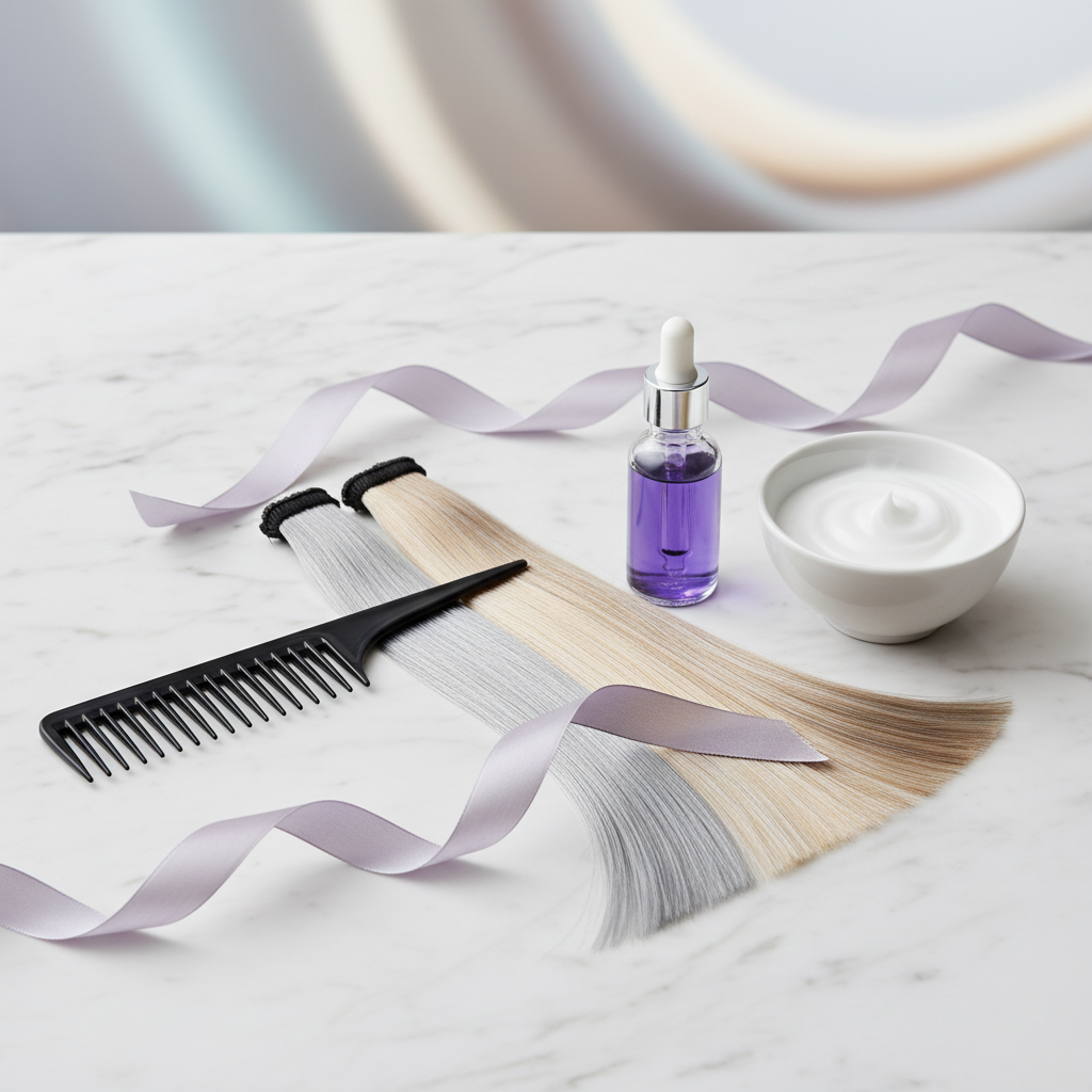 Žilų plaukų dažymas sruogelėmis: ką verta žinoti?